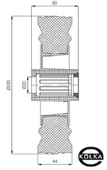 Koo tworzywowo-gumowe fi. 180mm, o. waeczkowe  50TSX