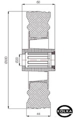 Koo tworzywowo-gumowe fi. 180mm     50T