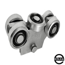 Wózek stały 5-rolkowy z płaskownikiem WG-5MM-50