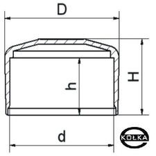 Nasadka na rure 1 1/2 cala - 10 szt.