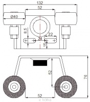 Mocowanie grne bramy  GR-50