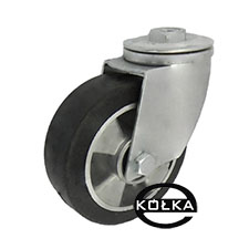 Koo aluminiowo-gumowe fi.125mm w obud. z otworem A27MGW