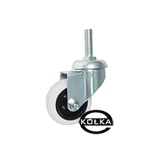Koło meblowe fi.50mm tworzywowo-gumowe z trzpieniem M54T*M10