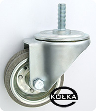 Koa metalowo-gumowe fi.80mm w obud. z trzpieniem model: 5S*15