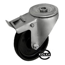 Koo fi. 100mm w obud. skrtnej za stali nierdzewnej z otworem