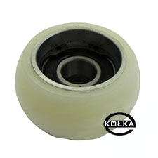 Rolka tworzywowa zaokrglona fi.56mm   RC-56-30/15