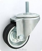 Koa metalowo-gumowe fi.80mm w obud. z trzpieniem model: 5*15