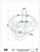 Zestaw (koo fi.200mm) do rusztowania z rur    ZR62NW